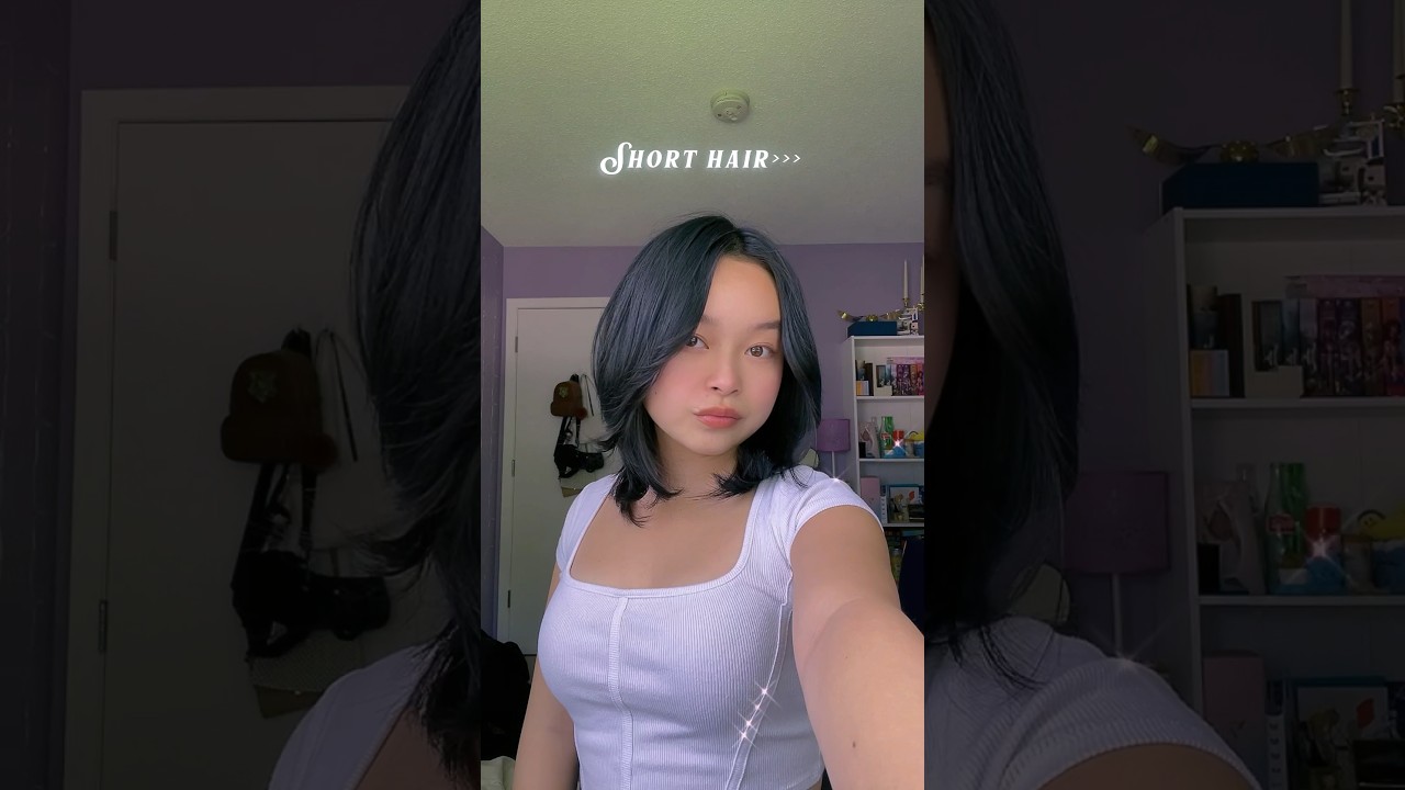 Tried a mini blowout #hair #hairstyle #music #haircut #song 💇🏻&zwj;♀️💈🎀