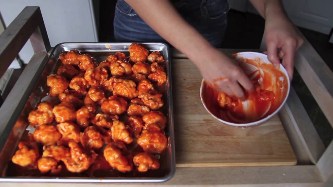 Buffalo Cauliflower Bites