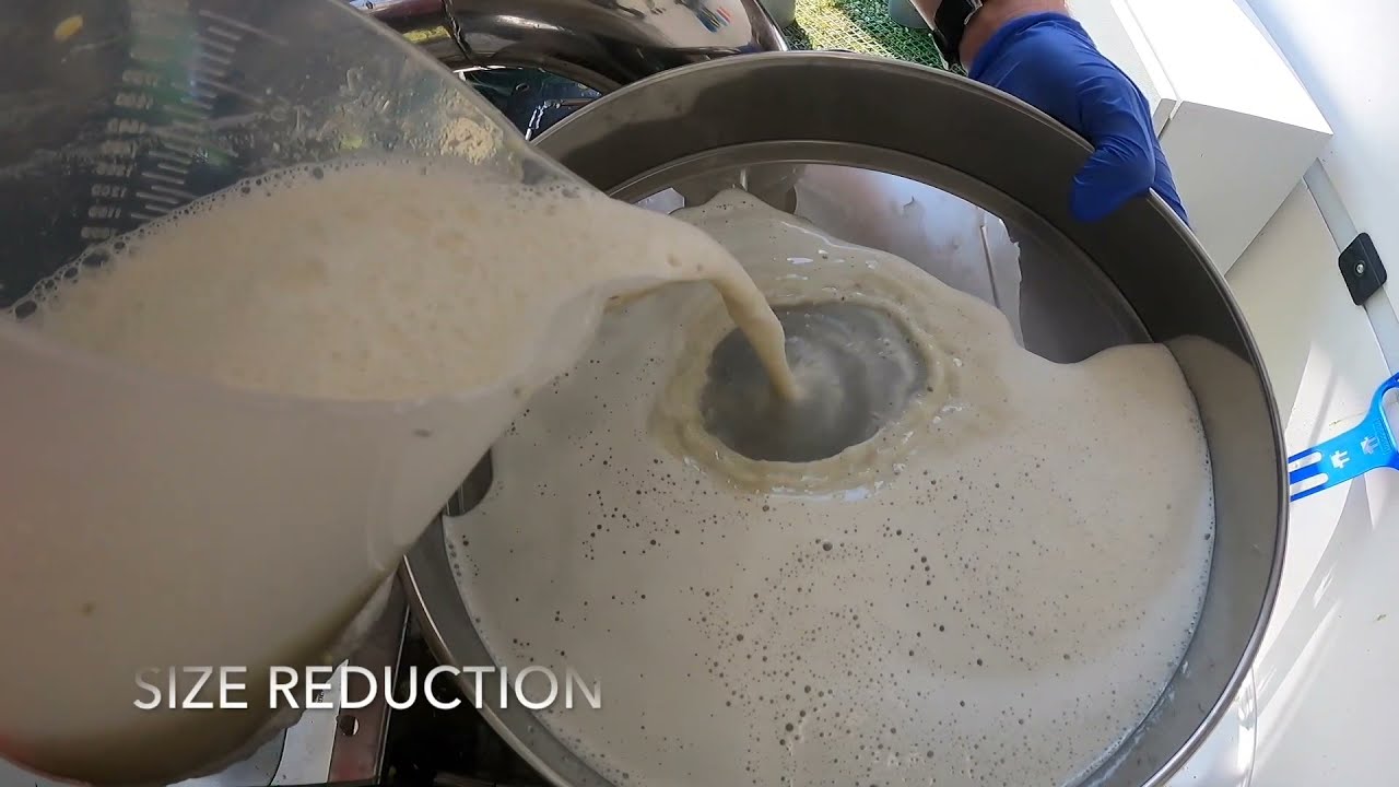 Wet soya milling by Soldo Cavitators