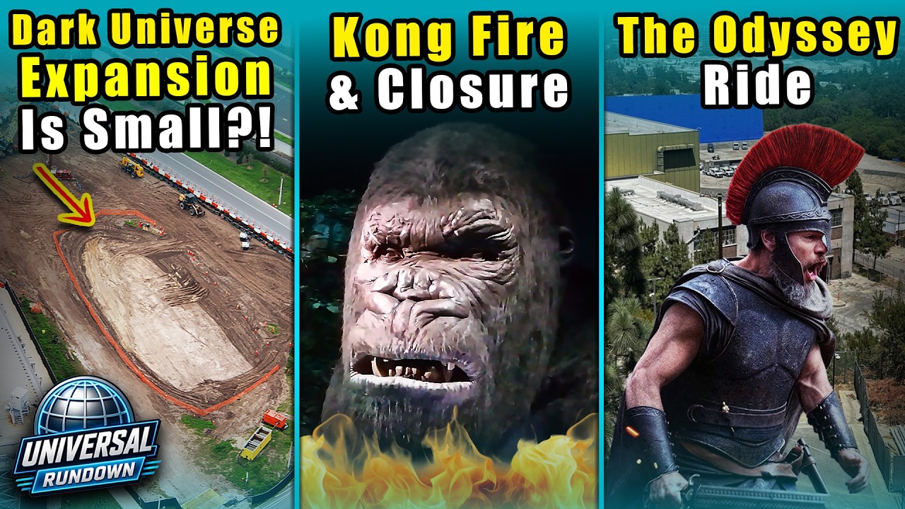 Kong Fire, Odyssey Ride, 1AM Nights, Dark Universe, Drift, CityWalk & More Universal Studios News