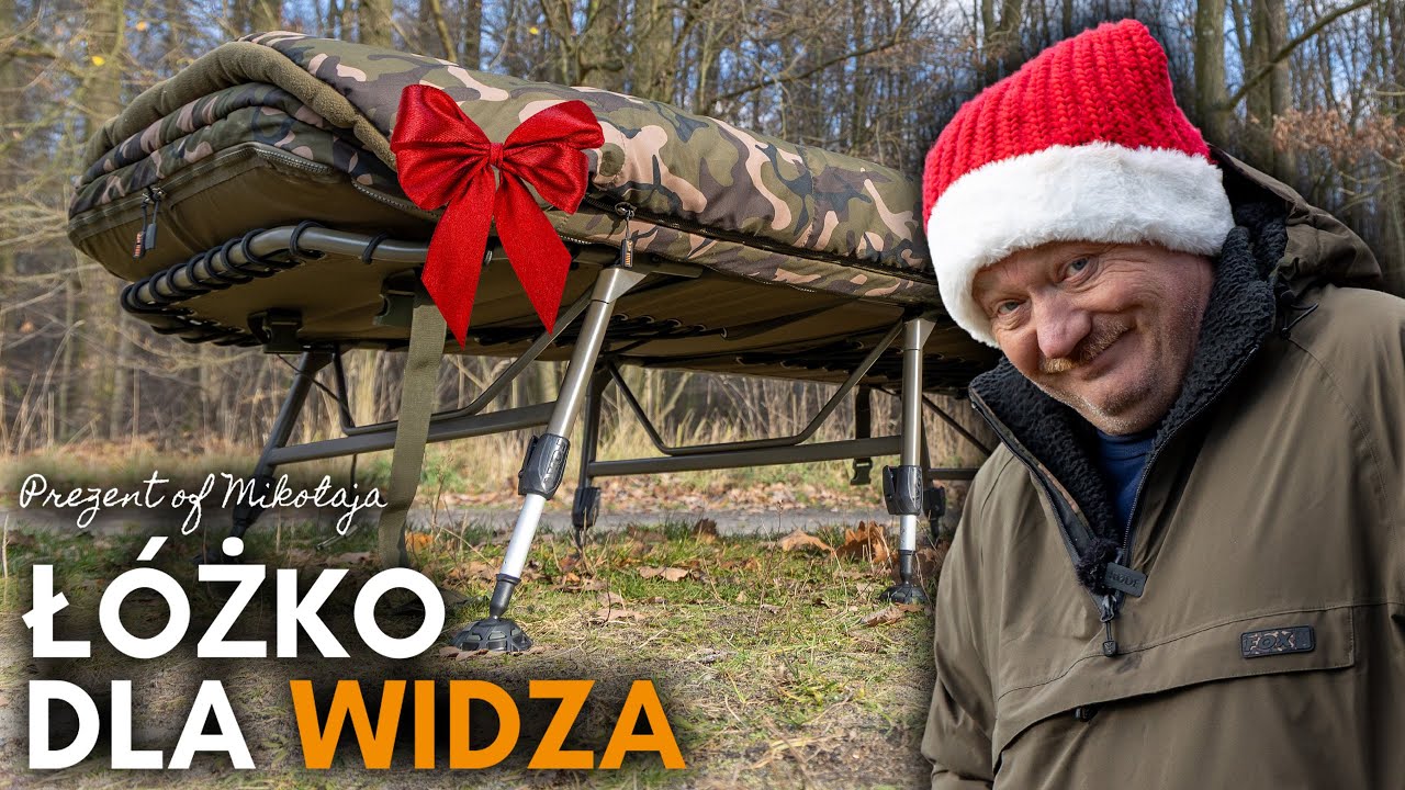 Zgarnij ł&oacute;żko karpiowe Fox Camolite Sleep System🦊 Fox'owy Mikołaj rozdaje prezenty🎅🏻