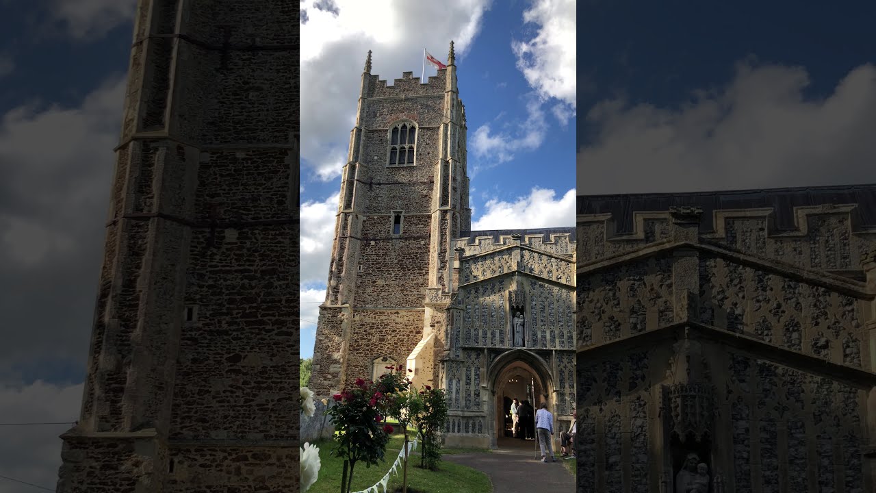 Gt Bromley Church - the west tower and bells