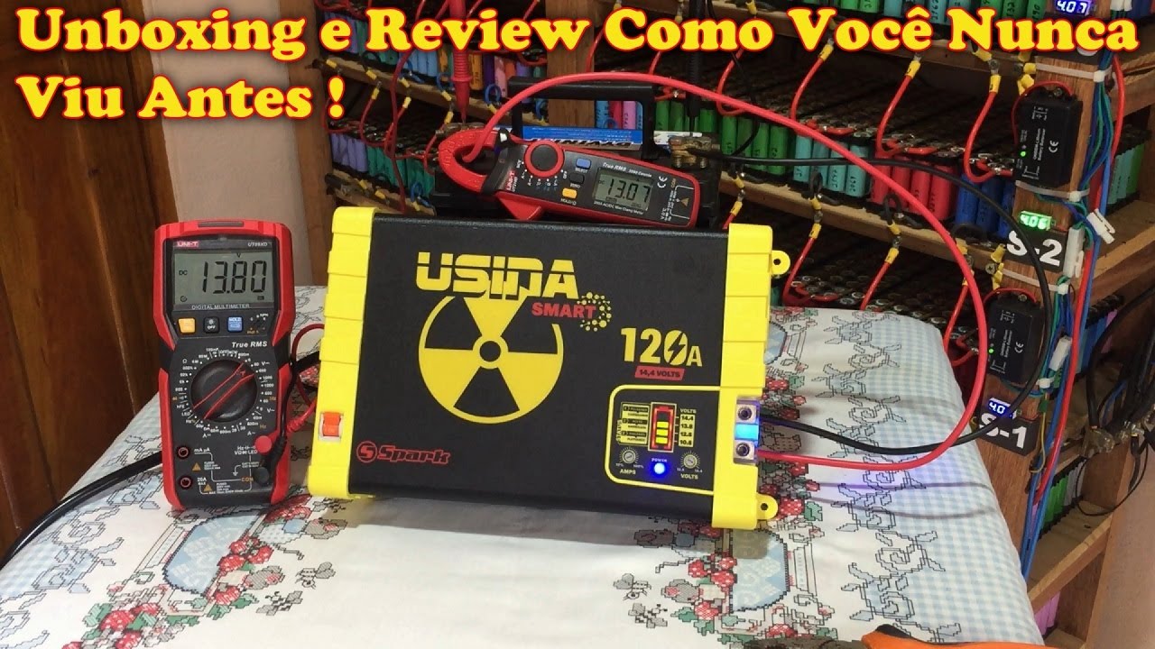 Fonte Usina Smart 120a Com Battery Meter ! 12 03 2023