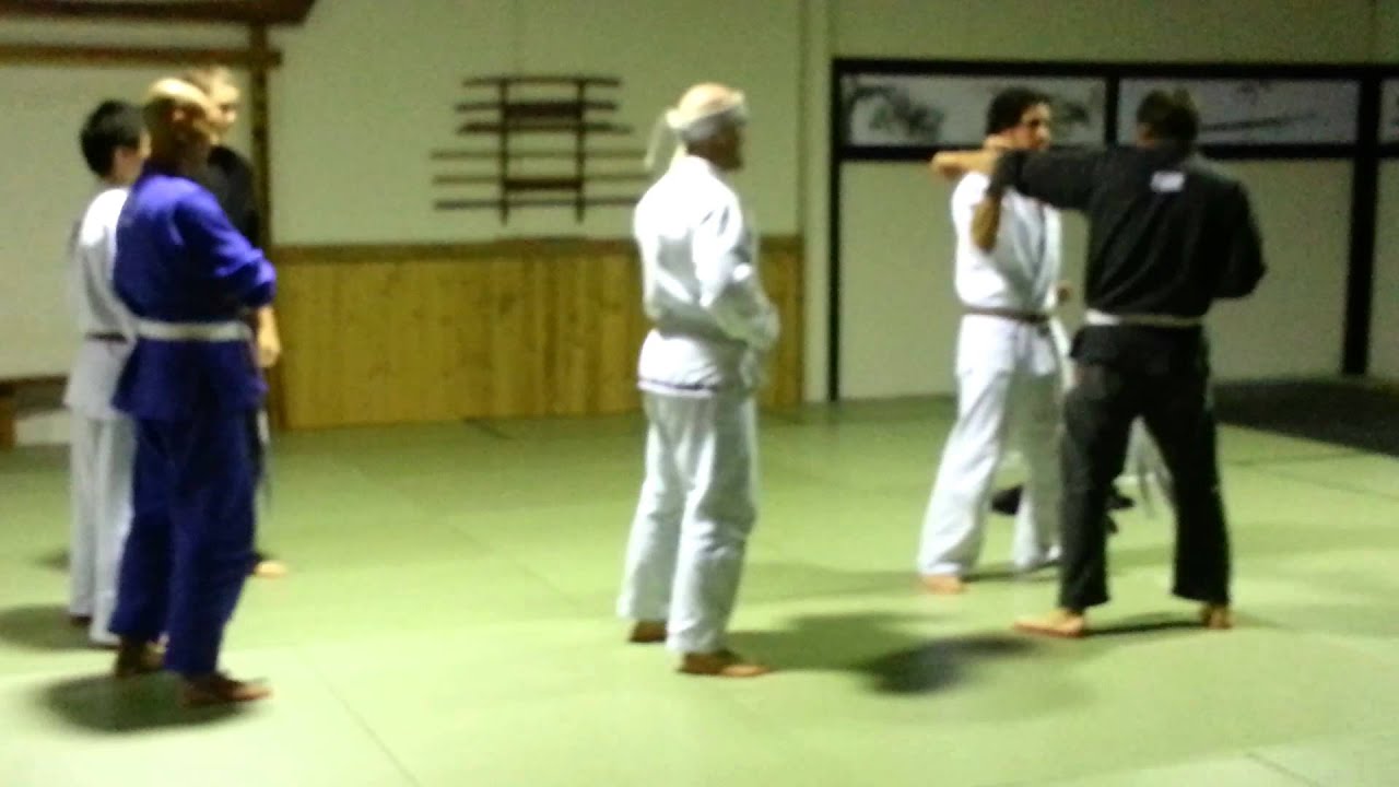 Kit Dale starts a fight at a karate club