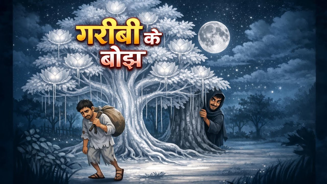 “चाँदी का वृक्ष: ईमानदारी और लालच की परीक्षा” || village morol story best 2d animated cartoon story.