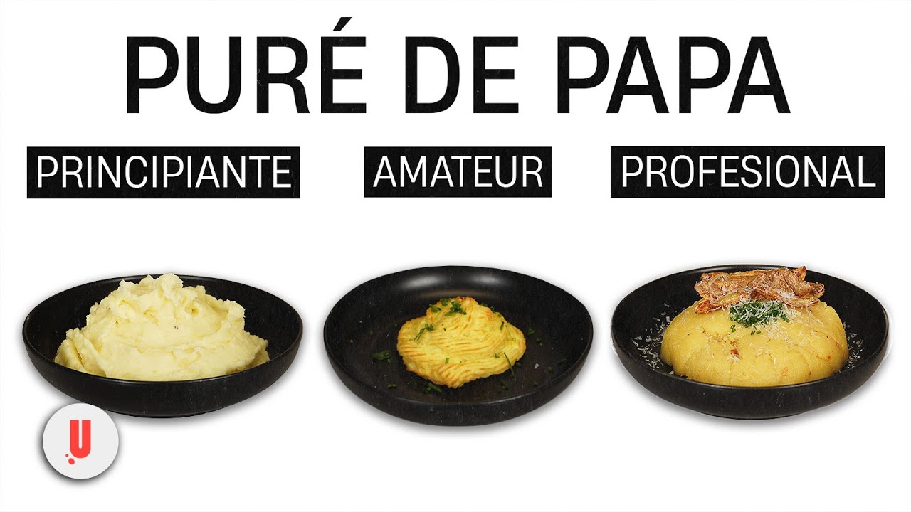 Puré de papa hecho por 3 cocineros de 3 niveles distintos | UMAMI