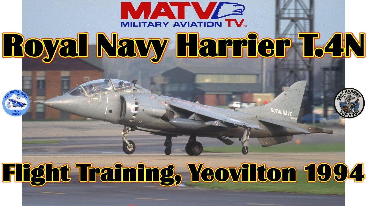 Royal Navy Harrier Training  At RNAS Yeovilton 1994 | Harrier Heritage | At The Fence Retro.