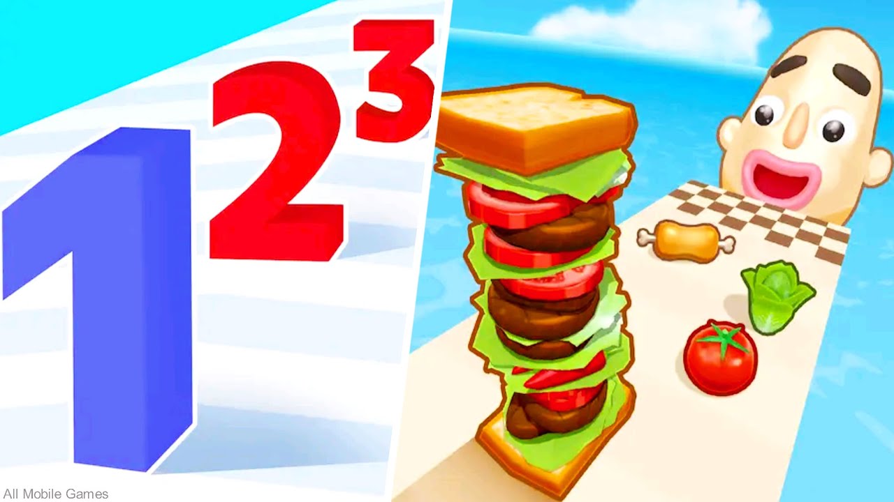 Sandwich Runner | Number Master - Max Levels Gameplay Android,iOS - NEW APK UPDATE