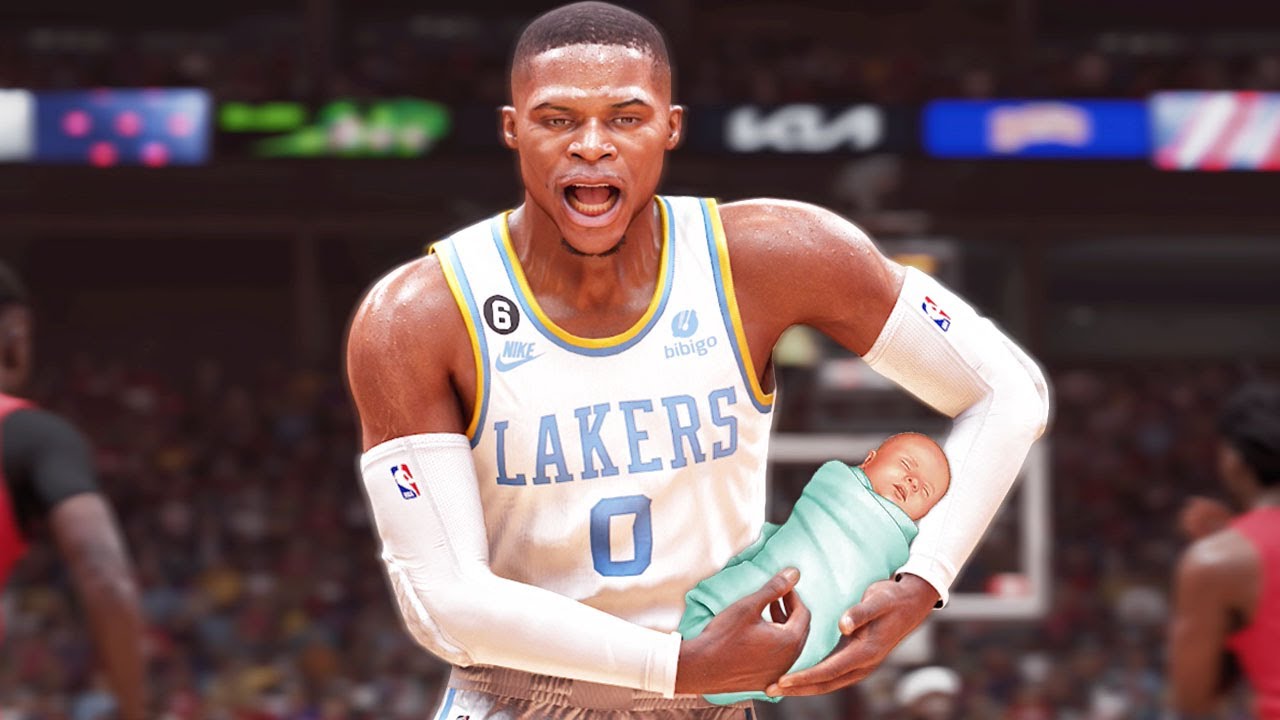 NBA 2K23 My Career - WESTBROOK ROCKING THE BABY! Next Gen Gameplay
