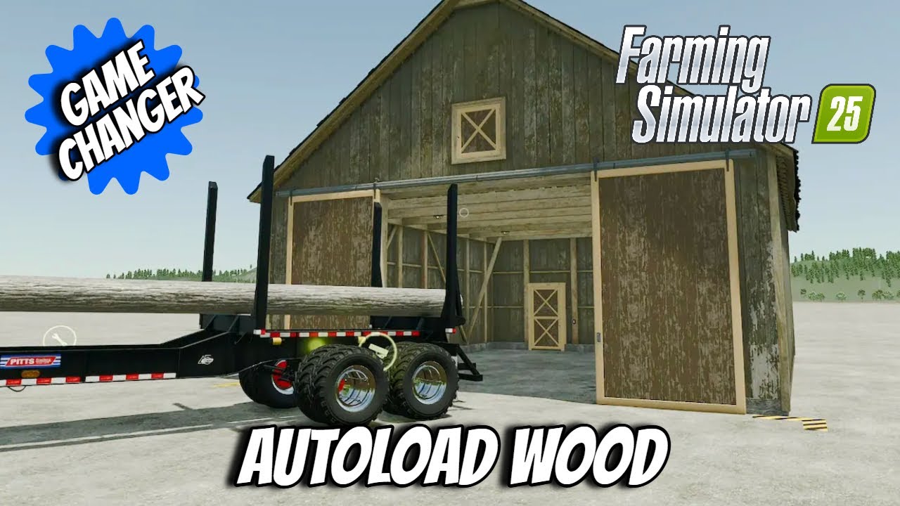 Самозагружающийся набор древесины — игра, которая изменит вашу игру — Farming Simulator 25 FS25 XBOX