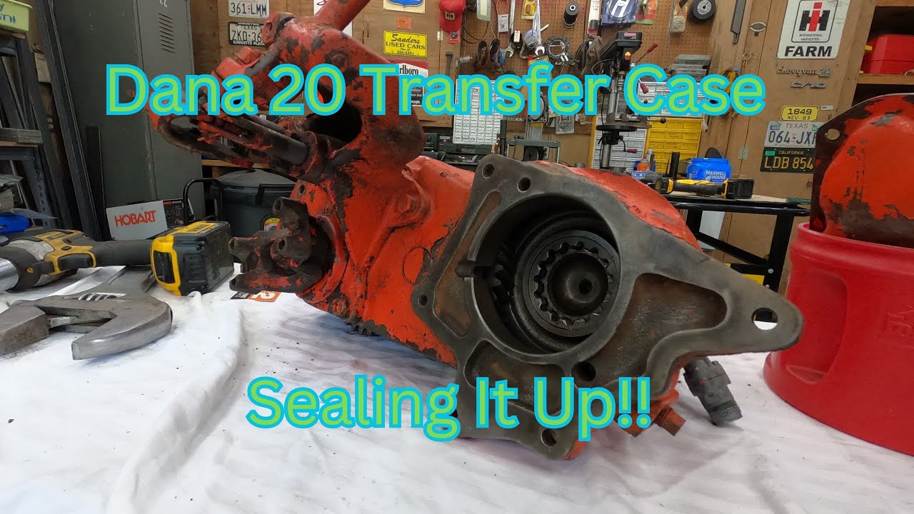 1969 International Scout --  Resealing the Spare Dana 20 Transfer Case