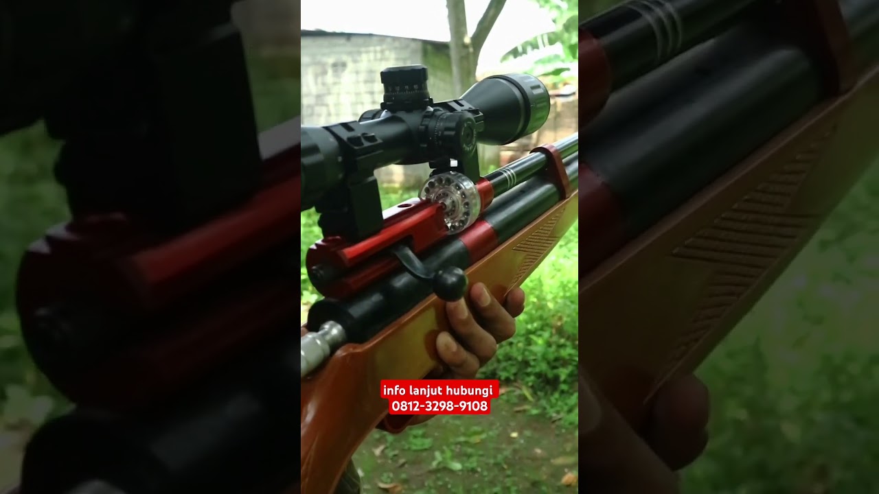 senapan angin PCP Mouser OD 32 Single Shoot #gsasportindonesia