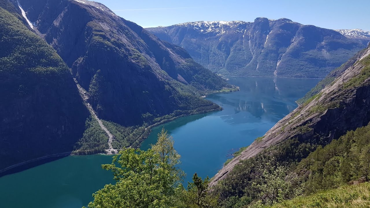Kjeåsen by car - dangerous road Norway (4K UHD)
