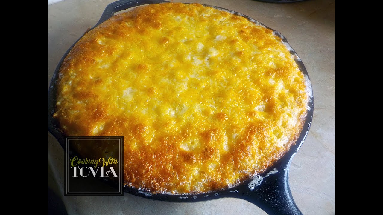 Easy Cast Iron Dump Mac and Cheese