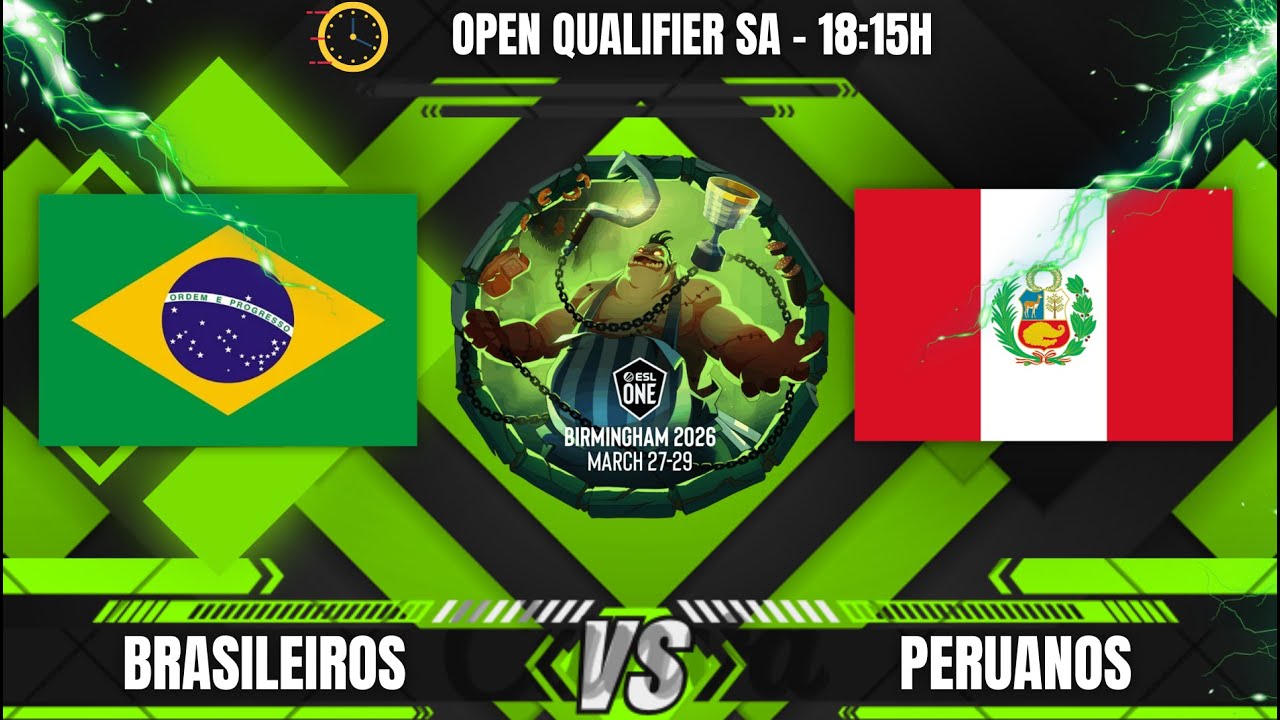 [PT-BR] ACOMPANHANDO OS BR NA OPEN 1 SA DA ESL ONE BIRMINGHAM 2026 - @LEON