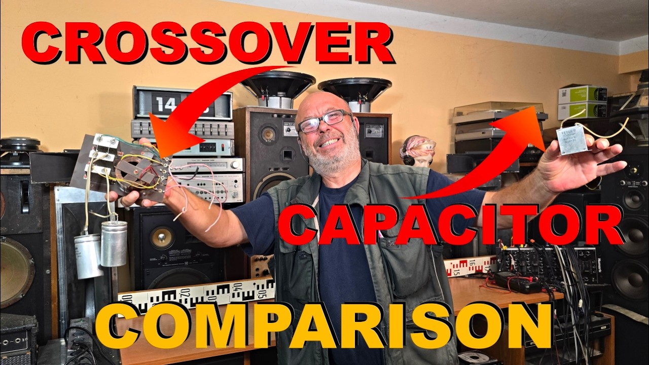 2-Way SPEAKER CROSSOVER or CAPACITOR ONLY - Sound Comparison - TESLA SPEAKERS