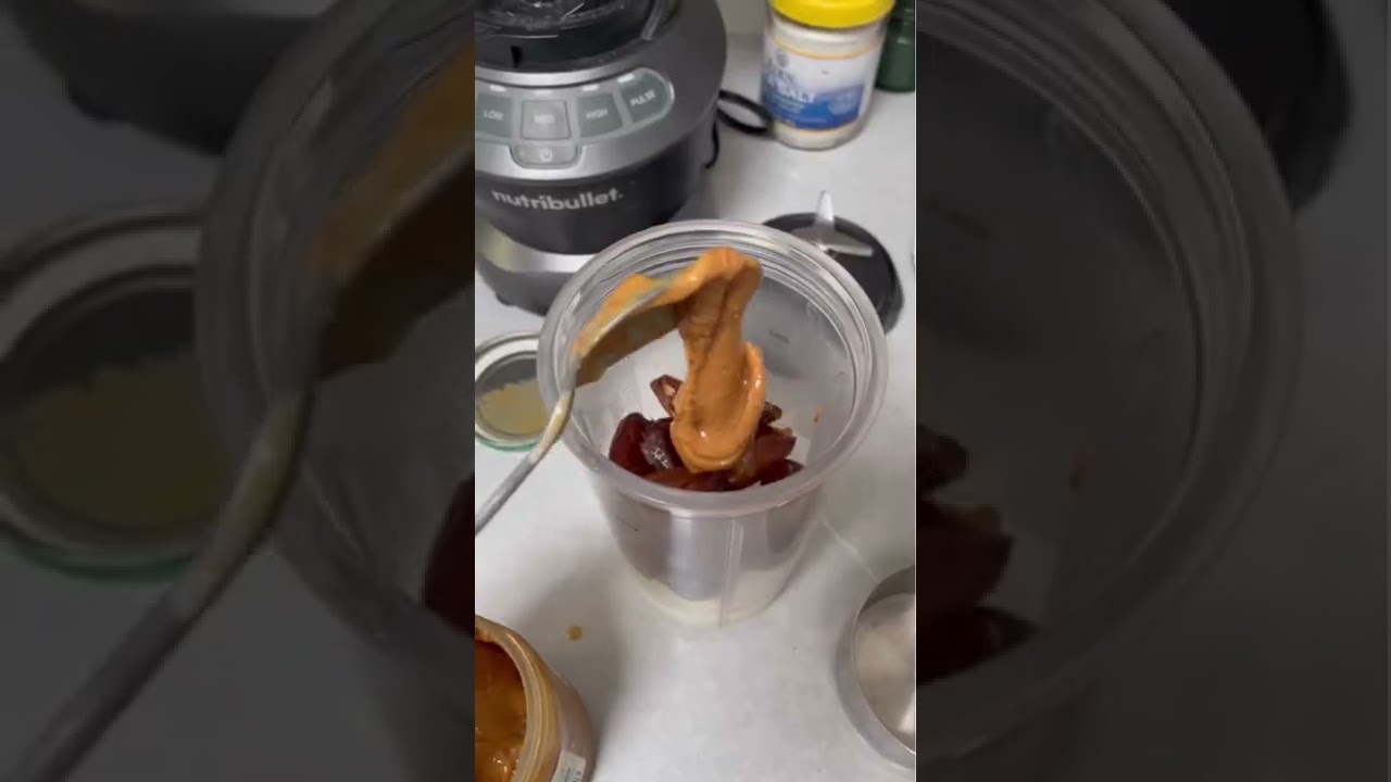 How to make a peanut butter date shake. #shorts #dateshake