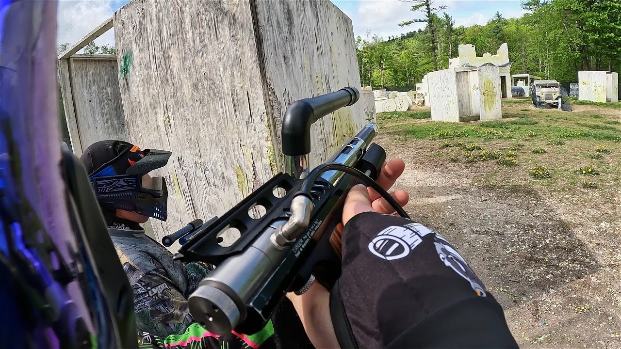 Slims Spring Stock Classic Pump Paintball Game at AG Paintball - Saturday Pump Automag Action!