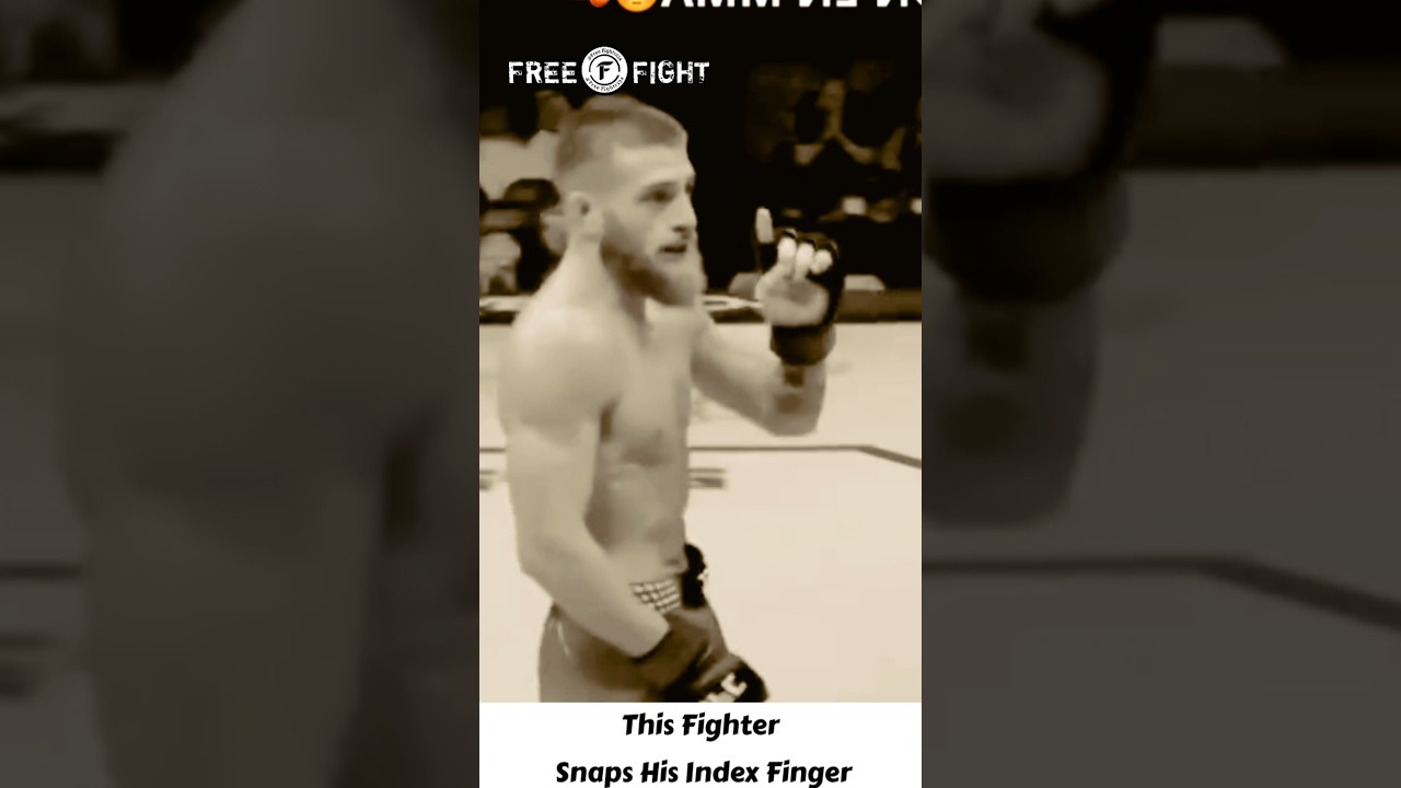 This Fighter Snaps His Index Finger 