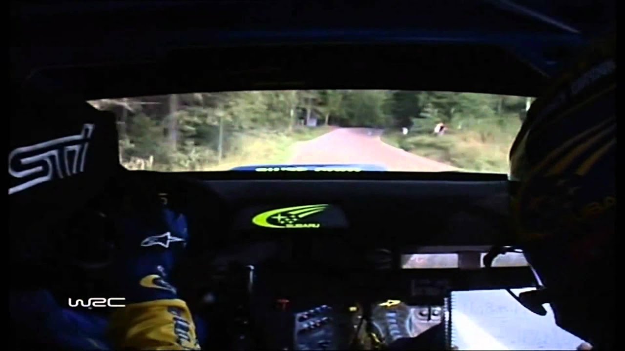 Rally Finland 2004 SS Ouninpohja Stage Record Petter Solberg/Phil Mills Subaru Impreza WRC on-board