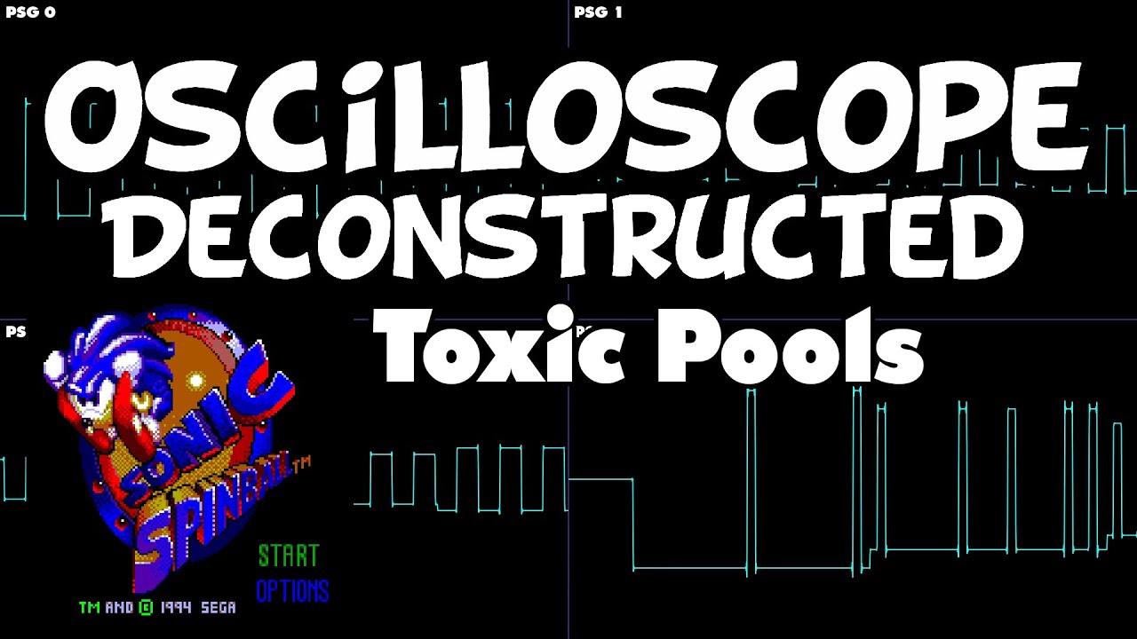 Sonic Spinball (Game Gear) - Toxic Pools - Oscilloscope Deconstruction