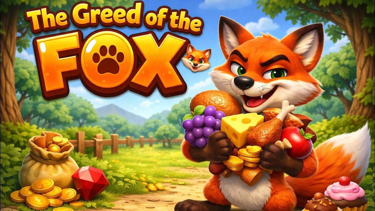 Lomdi ka Lalach 😲 | The Fox & The Crow Story 🦊 | Bachchon ke liye Moral Story" 
