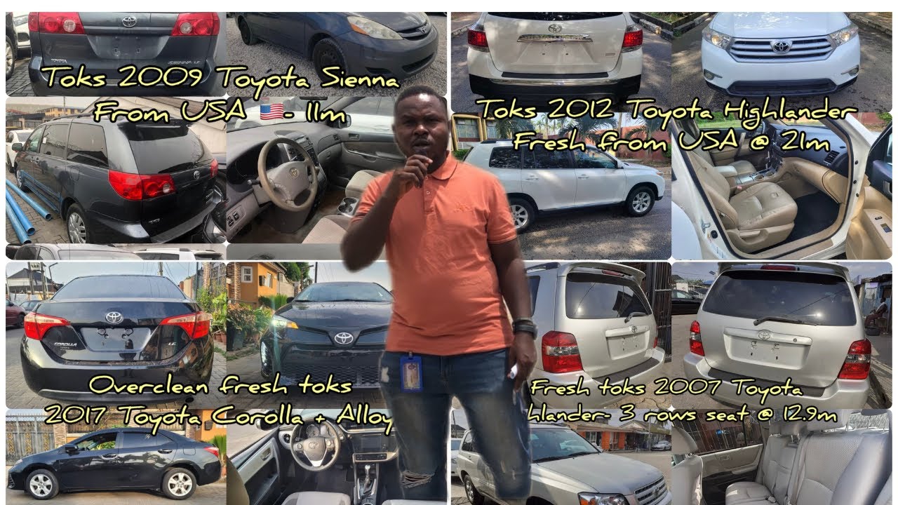Latest Cheapest Prices of Tokunbo Cars In Lagos 2025