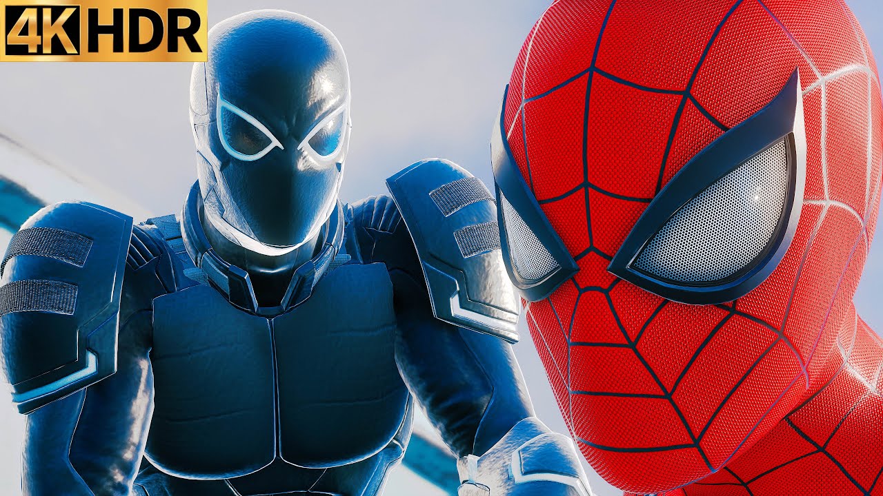 Agent Venom & Advanced 2.0 Suits Fighting Hunters | Marvel's Spider-Man 2 (4K60FPS HDR) Gameplay