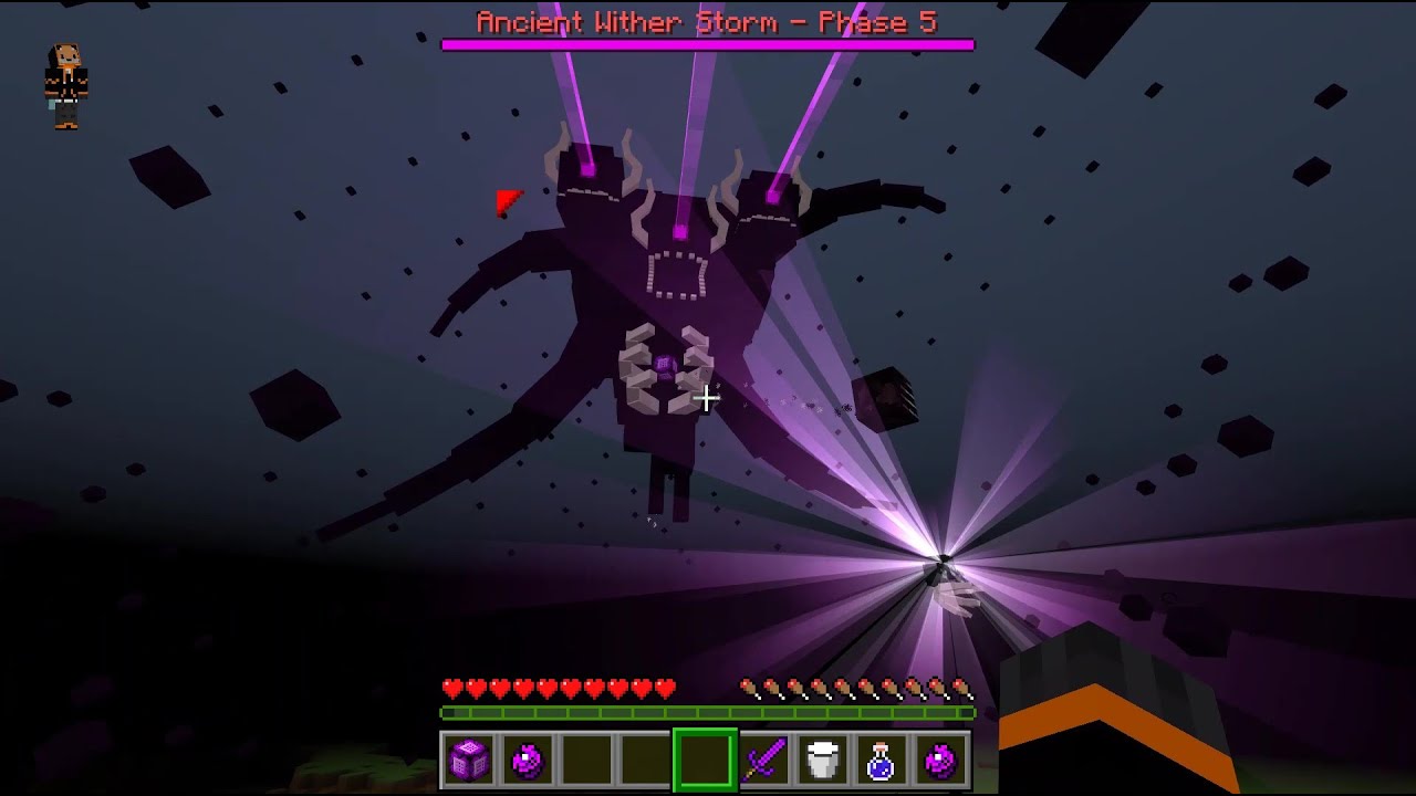 Ancient Wither Storm 57'S DISCS ADD-ON BETA[MCPE-MCBE]Wither Storm In Minecraft,Ep2🦊!!!