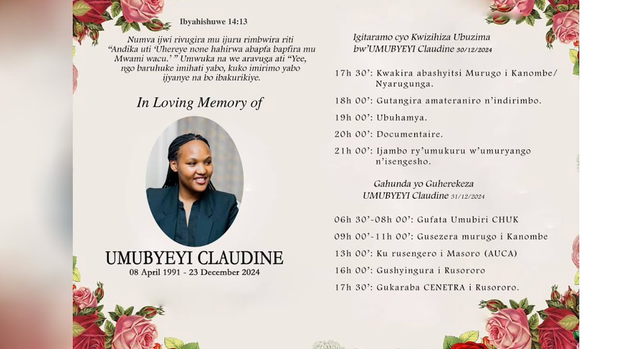 Umugoroba wo kwizihiza ubuzima bwa UMUBYEYI CLAUDINE - Part 1