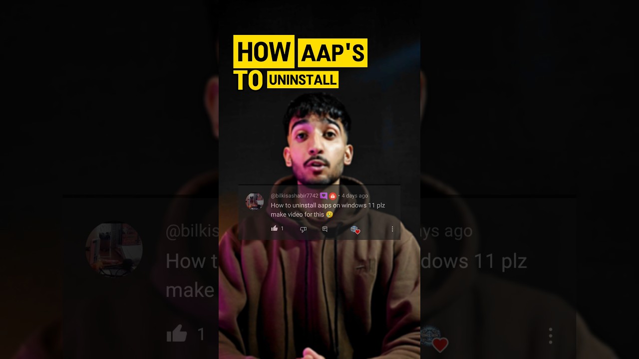 How to Uninstall Apps on Windows 11 #windows11