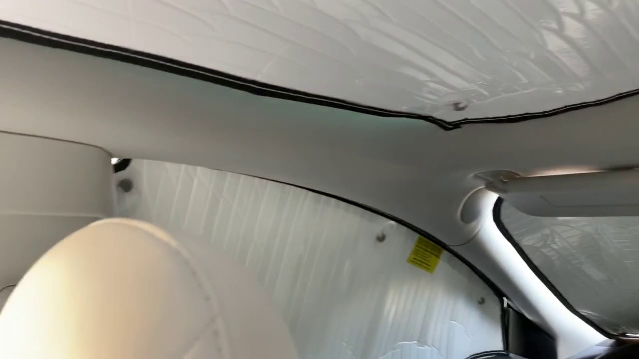 Tesla Model 3 Heatshield/Windshield Reflector from EVANNEX