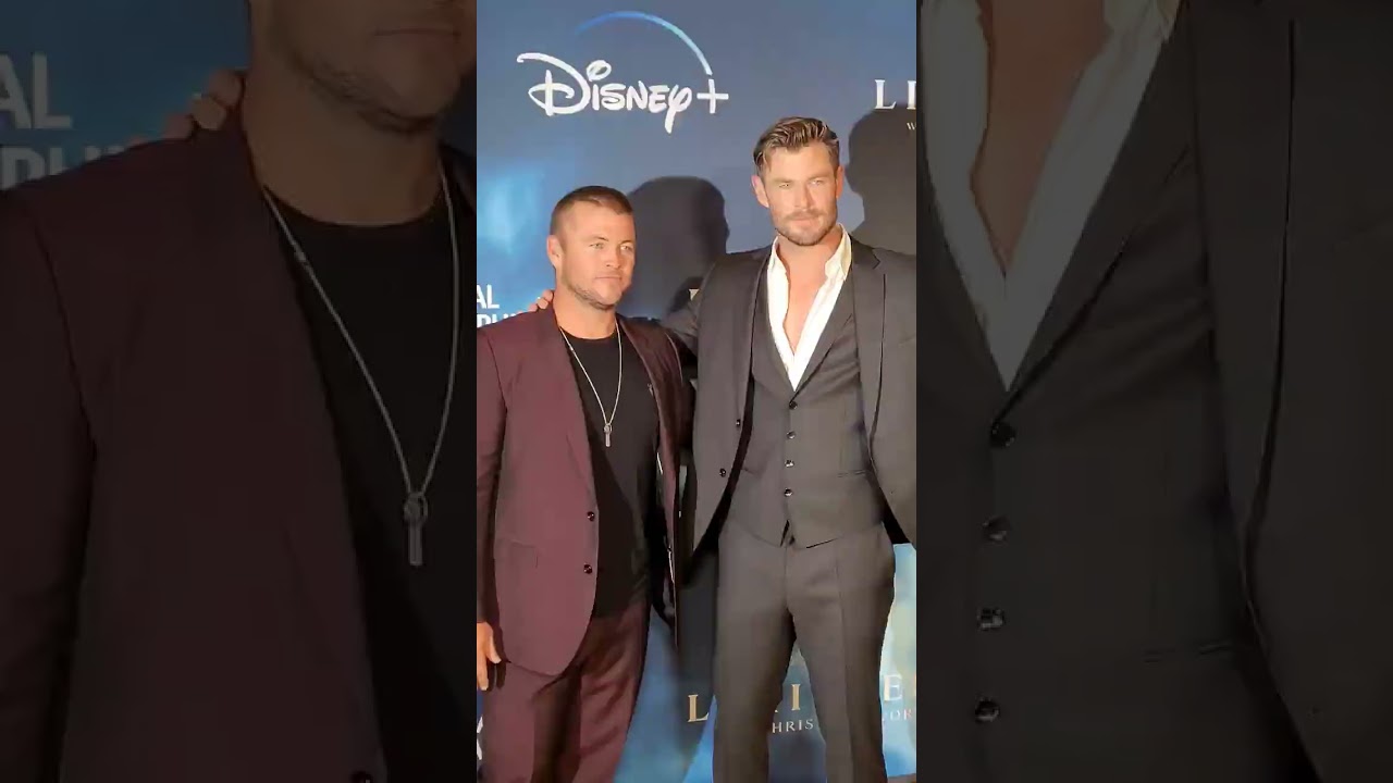 Luke Hemsworth and Chris Hemsworth at Limitless Premiere NYC #shorts