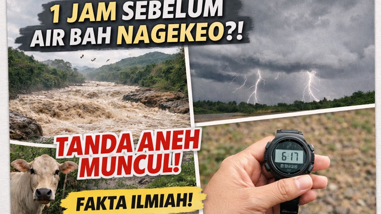 Apa yang Terjadi 1 Jam Sebelum Air Bah Nagekeo? Ini Penjelasan Ilmiahnya