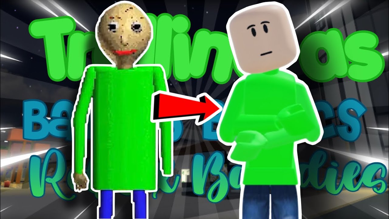 Trolling as Baldi’s Basics in ROBLOX Baddies