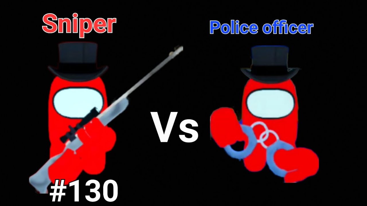 Roblox imposter and roles part 130: Sniper Imposter Vs Police officer 