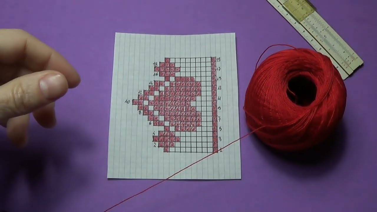 15 minuti con uncinettofra: merletto con cuore a filet (giorno 1)