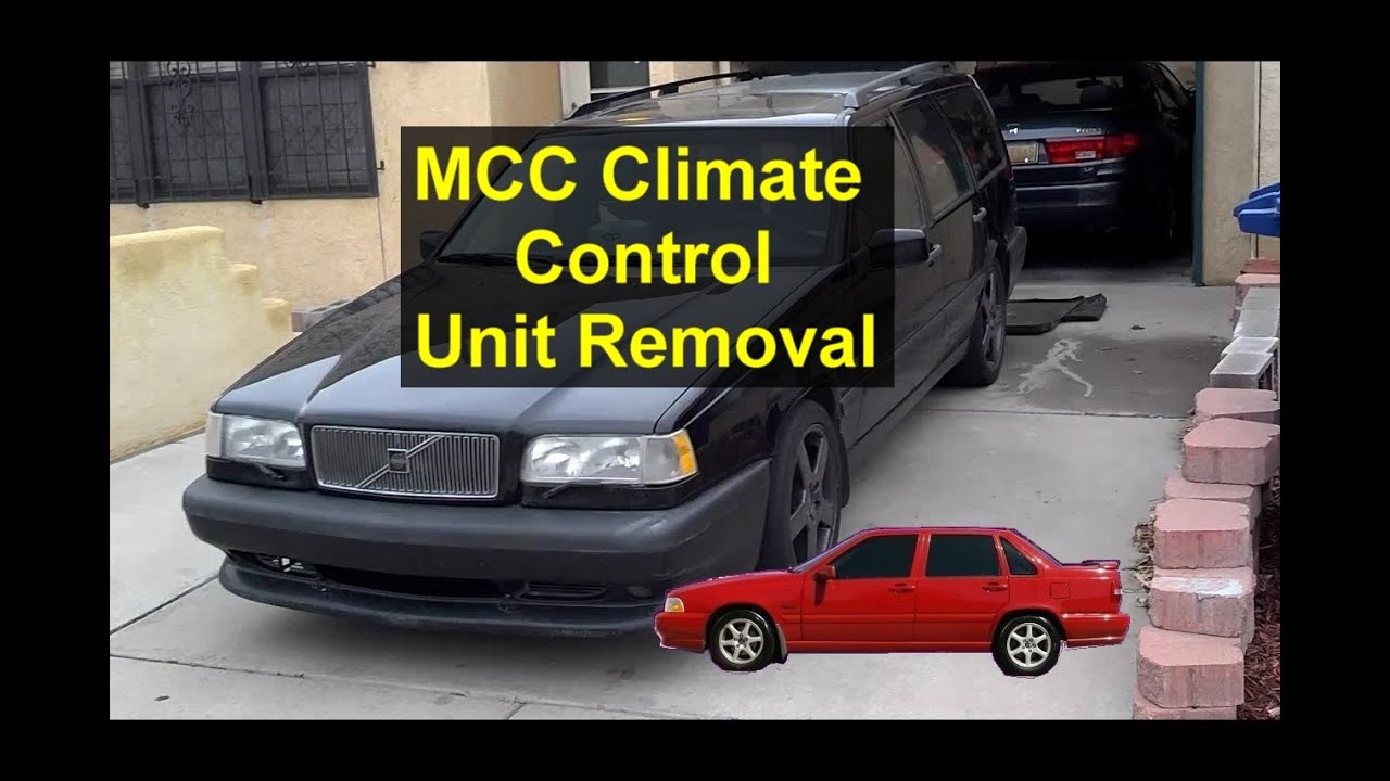 Снятие блока климат-контроля MCC, Volvo S70, V70, XC70, 850 и т. д.