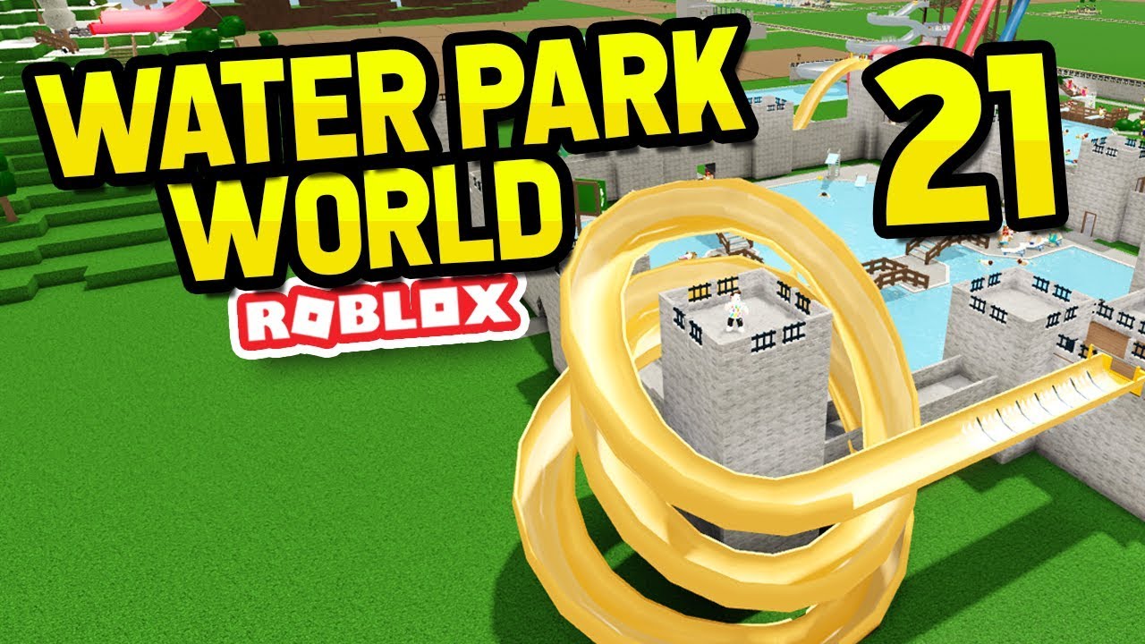THE TOWER SPIRAL SLIDE - Roblox Water Park World #21