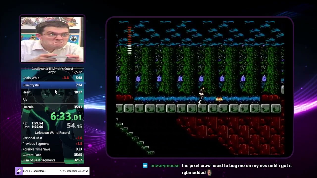 [Console PB] Castlevania 2 - Any% in 35:36