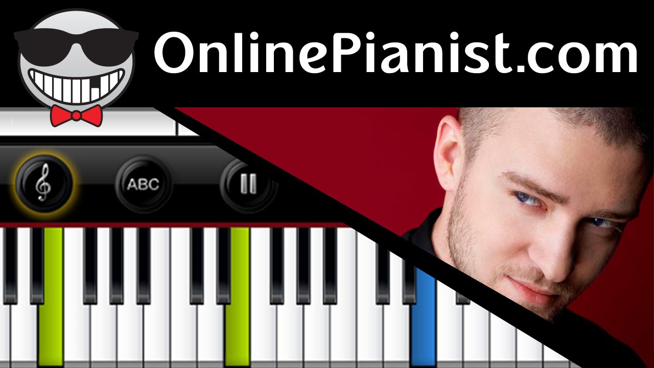 Justin Timberlake - Cry Me A River - Piano Tutorial & Sheets (Accompaniment Intermediate)