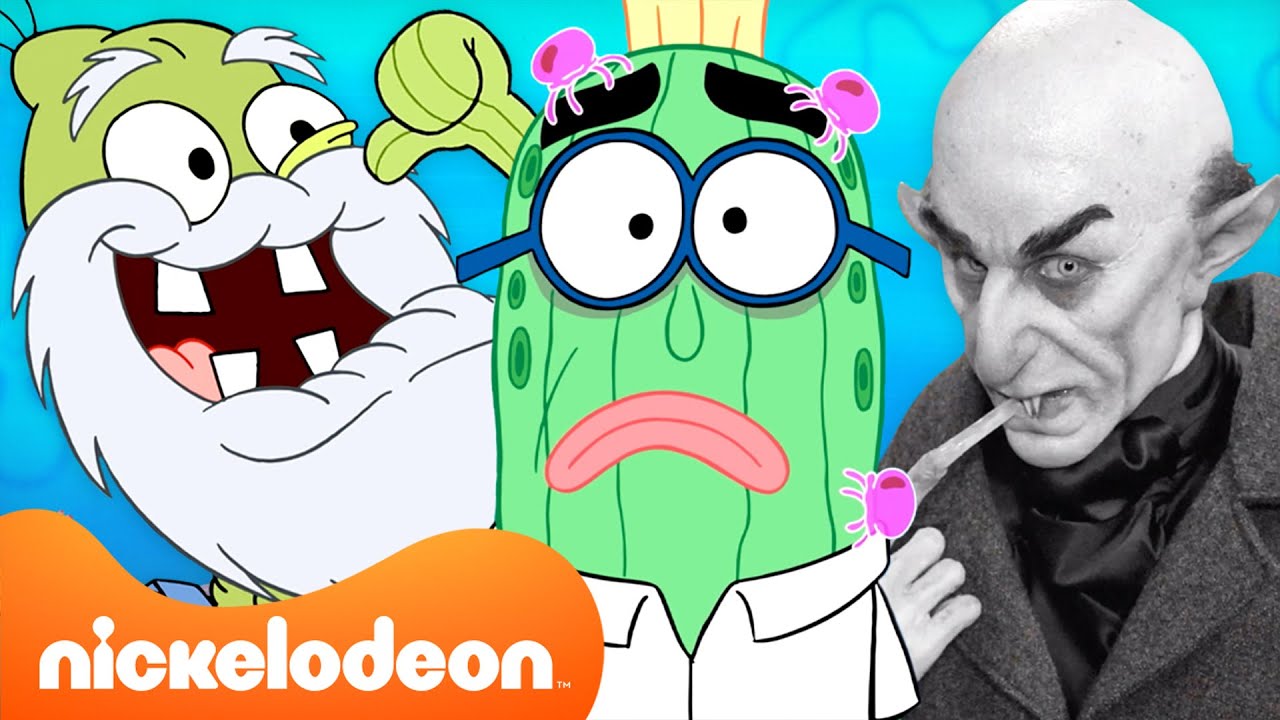 スポンジ・ボブ | 背景の魚なのに主役級の存在感 🐟 | ニコロデオンジャパン
