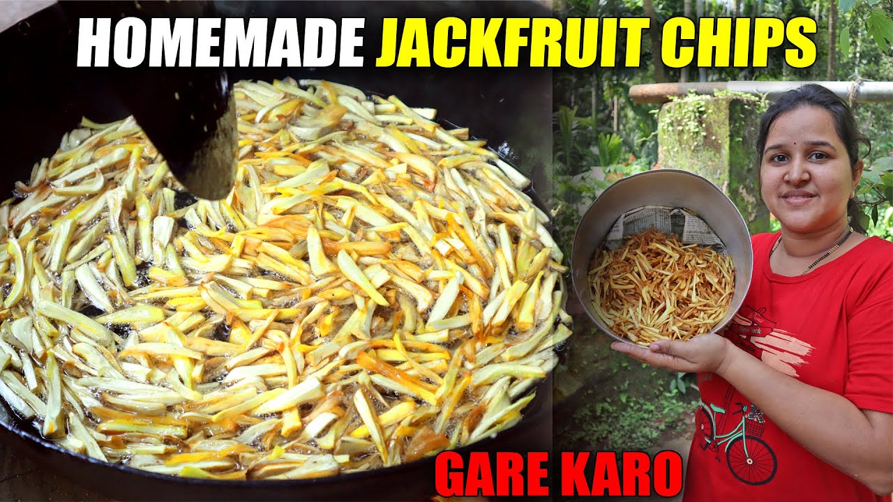 ಮನೆಯಲ್ಲೇ ಮಾಡಿದ ಹಲಸಿನ ಚಿಪ್ಸ್ Homemade Crispy Jackfruit Chips | Gare Karo | Food Vlog