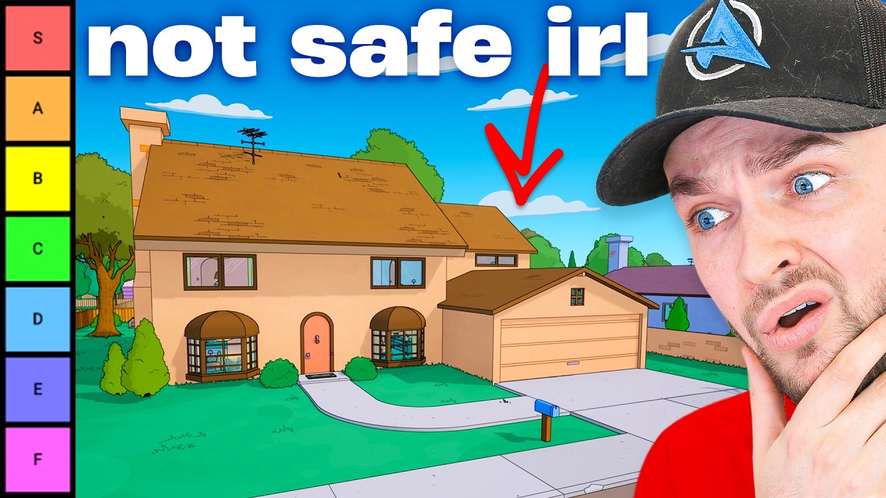 Рейтинг локаций в Fortnite Simpsons по пригодности для жизни