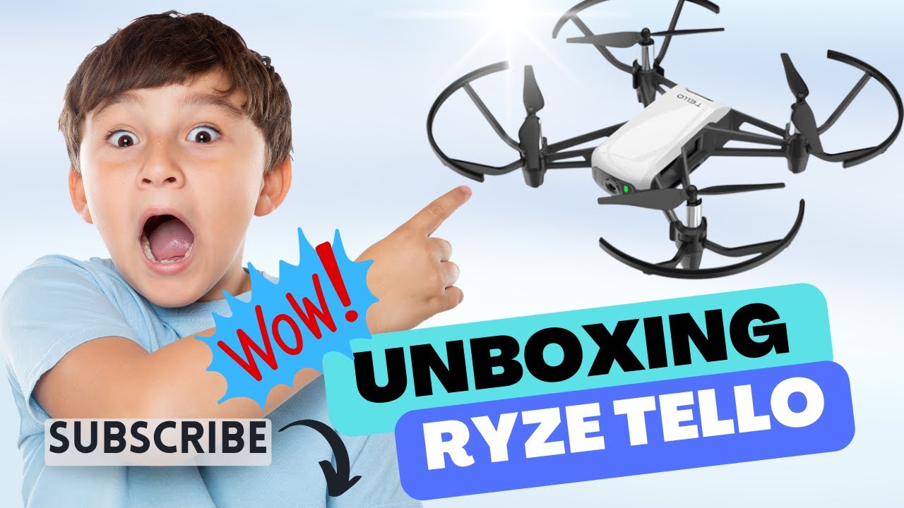 Unboxing the Sky: Ryze Tello Drone Adventure Begins! 🚁✨