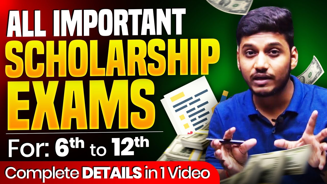 📢All Scholarship Exam for class 6th to 12th Students |🙌Know all details about competitive exams