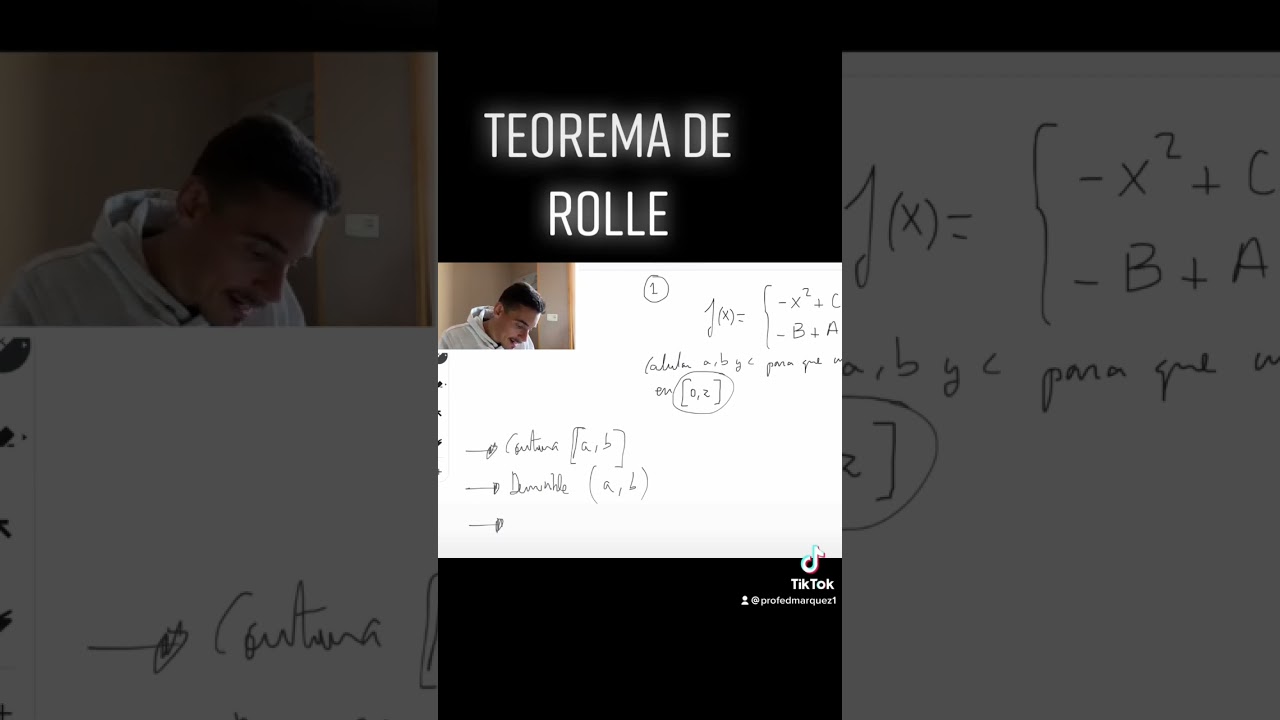 TEOREMA DE ROLLE | PROFEDMARQUEZ