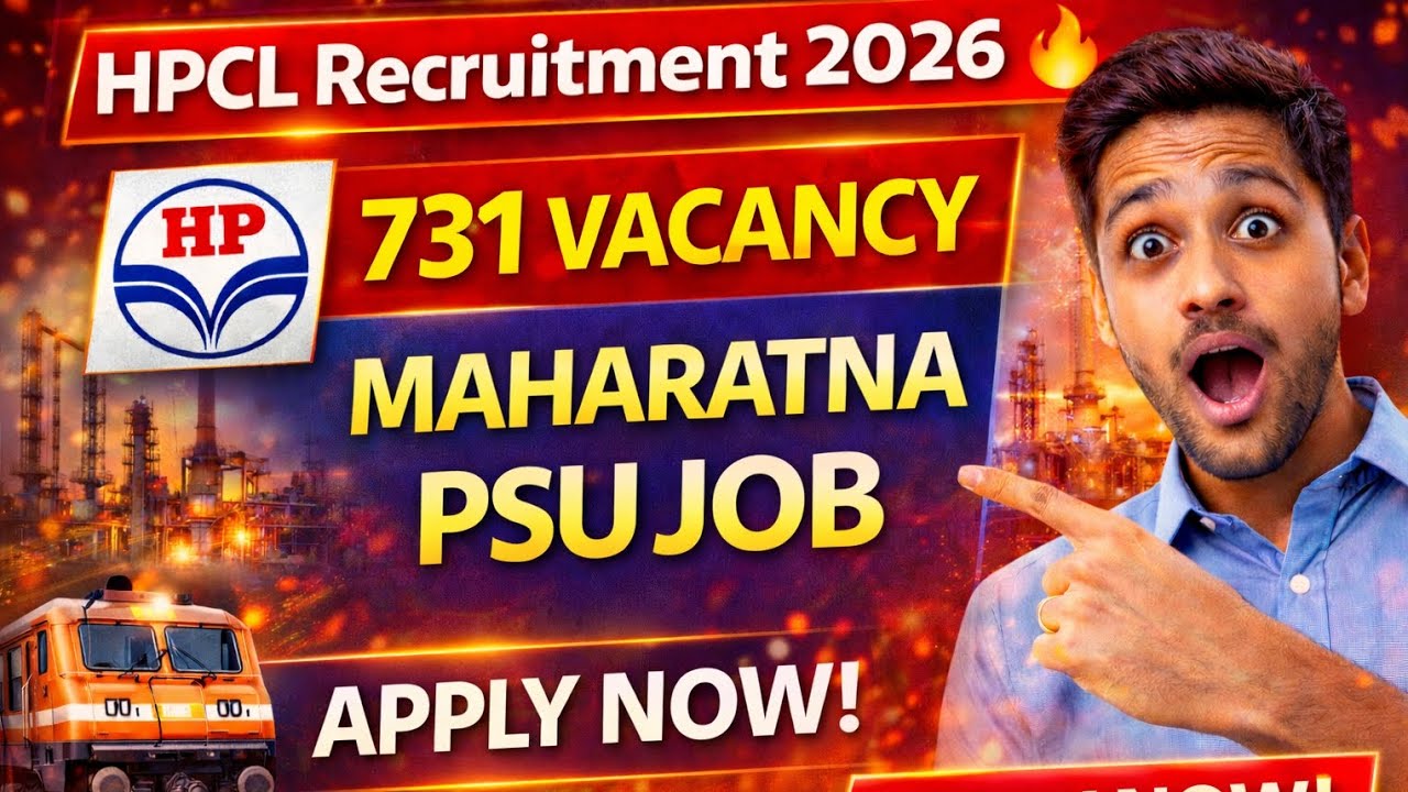 HPCL Recruitment 2026 🔥 731 Posts | ₹2.8 Lakh Salary 😱 | Fresher & Experienced Apply Now!