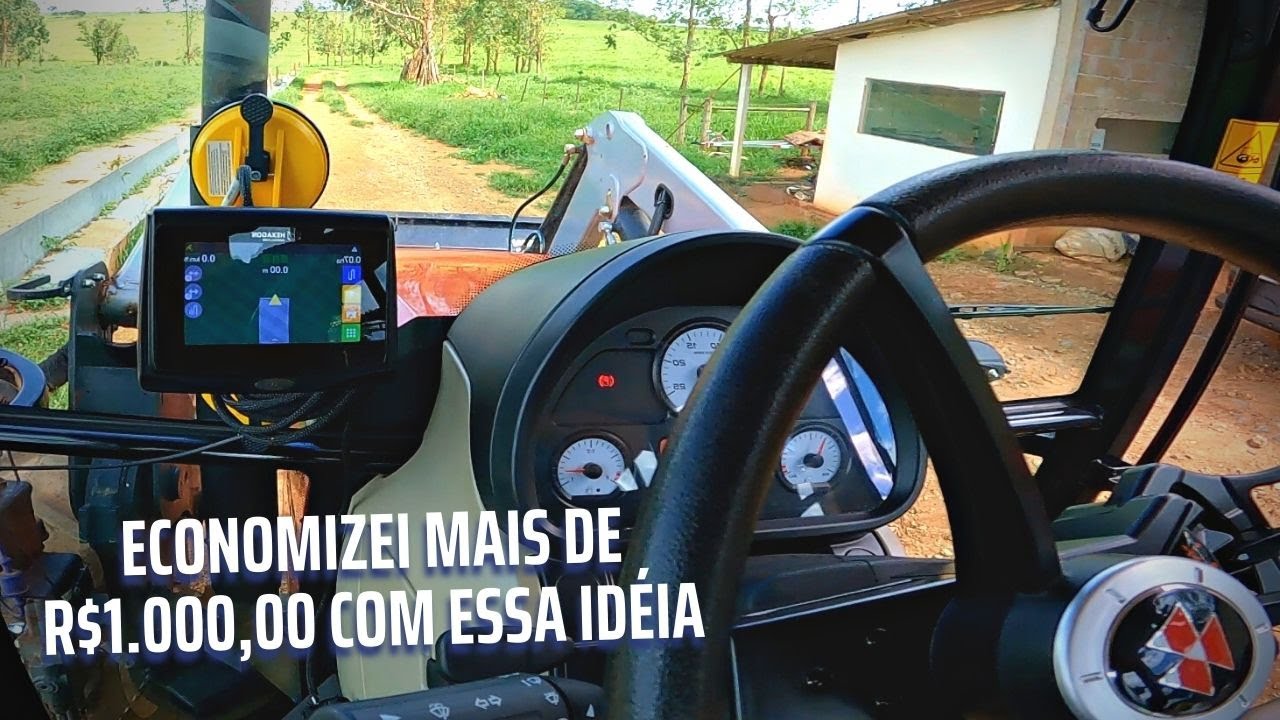 COMO INSTALEI O GPS AGRÍCOLA NO TRATOR MF4708