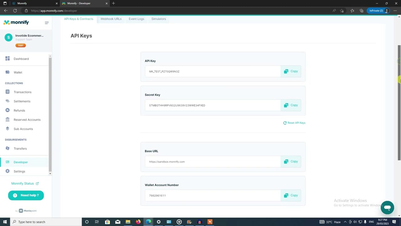 How To Setup Monnify Payment Method